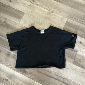 crop top vintage champion heavyweight size large